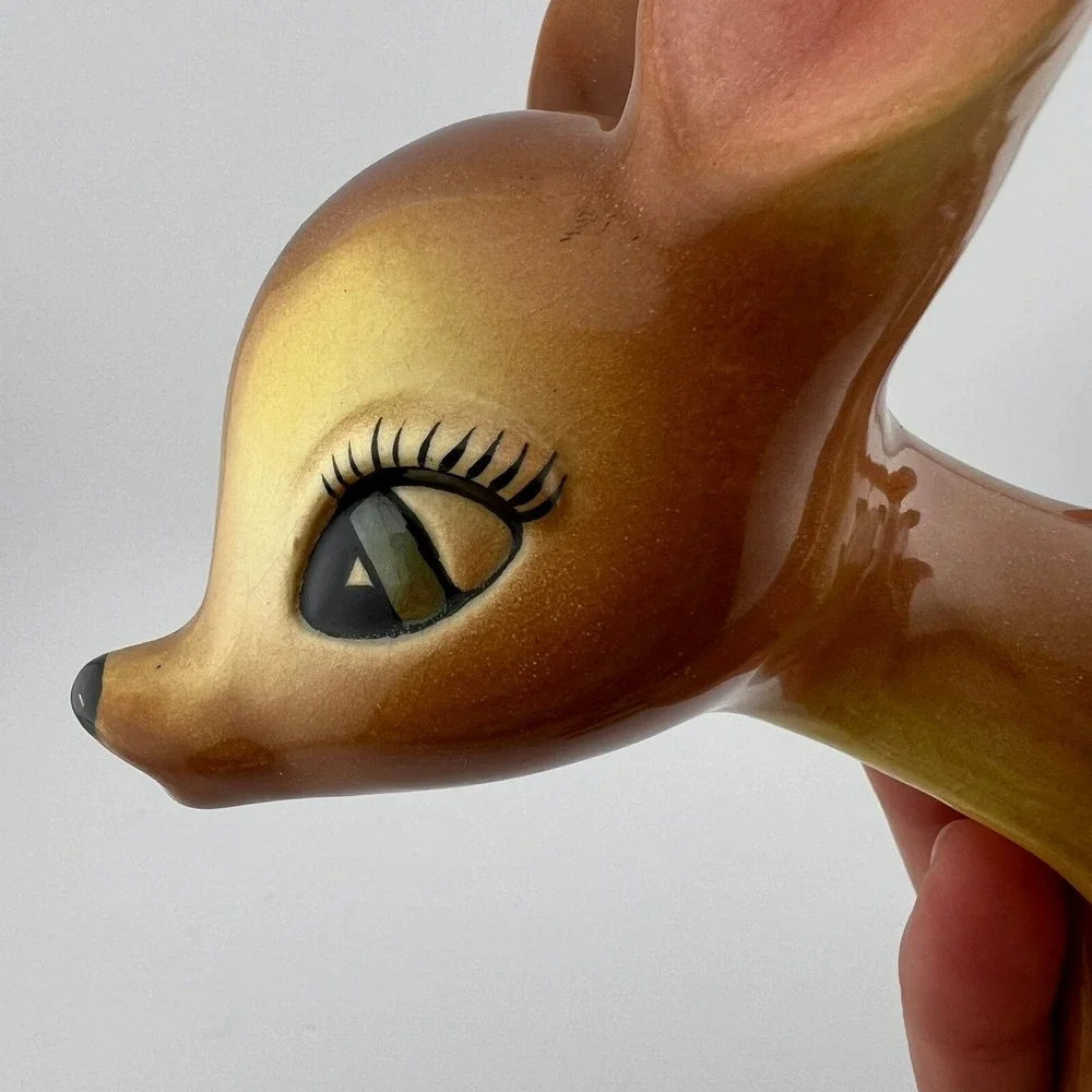 Vintage Walt Disney Faline Figurine American Pottery Los Angeles 1940s Bambi